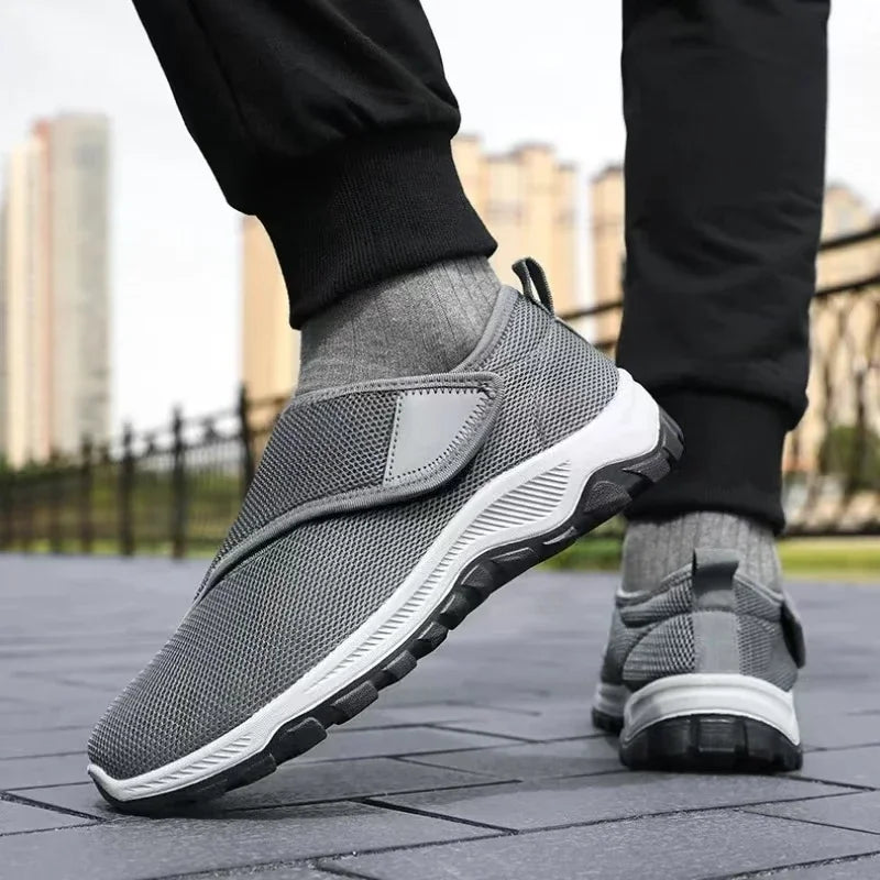 Men's Sneakers Mesh Casual Shoes Comfortable Soft Diabetic Man Shoes