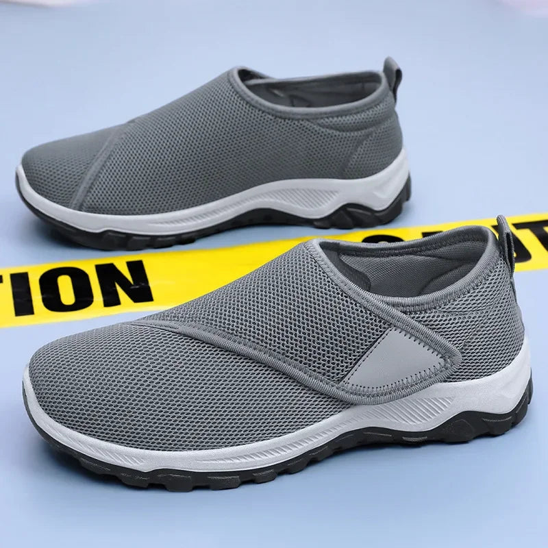 Men's Sneakers Mesh Casual Shoes Comfortable Soft Diabetic Man Shoes