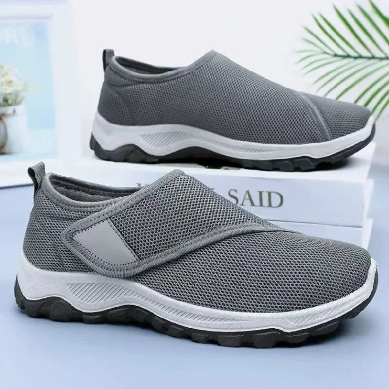 Men's Sneakers Mesh Casual Shoes Comfortable Soft Diabetic Man Shoes